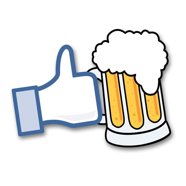 Like Beer Car Sticker - Funny Vinyl Decal - Facebook User / Social Network Joke | eBay